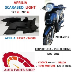 PROTEZIONE MOTORE APRILIA SCARABEO LIGHT 125 ie 200 ie  2008-2013