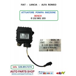 BOSCH 0132801103 ATTUATORE POMPA INIEZIONE FIAT LANCIA ALFA ROMEO